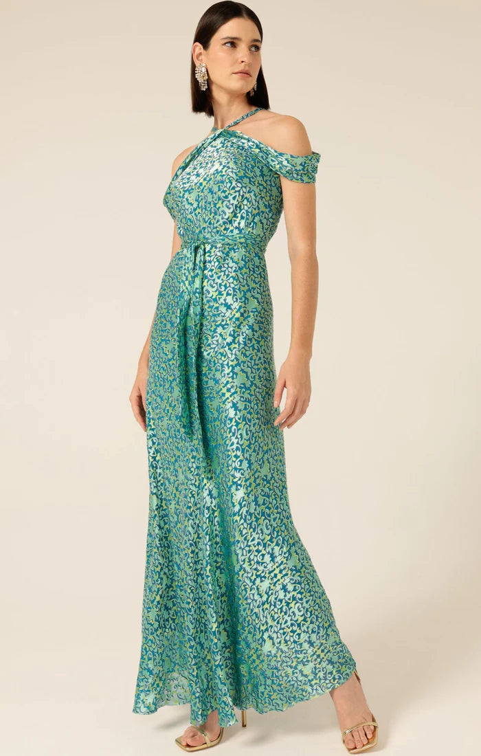 Sacha Drake - Cloud Nine Dress - Aqua Turquoise  Tea Lily