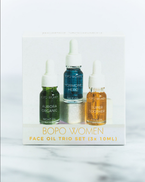 Bopo Women - Mini Face Oil Sampler Trio