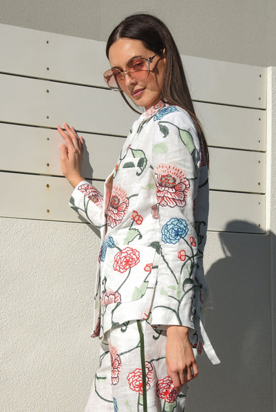 Trelise Cooper - Needle a Little Love Jacket - White Floral