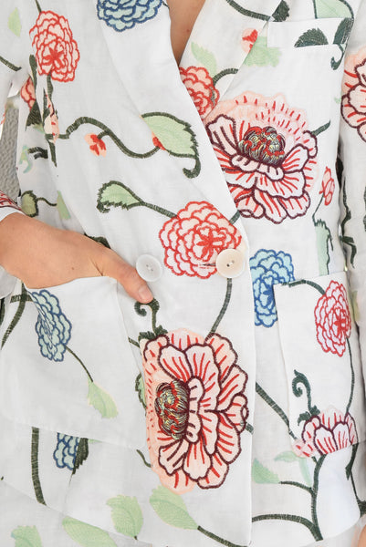 Trelise Cooper - Needle a Little Love Jacket - White Floral