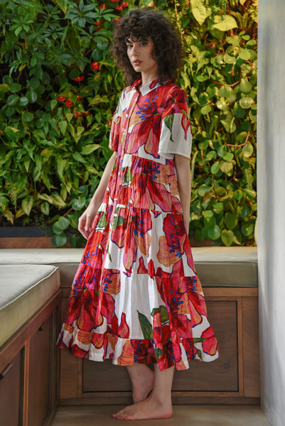 Curate - Electric Love Dress - White Flower
