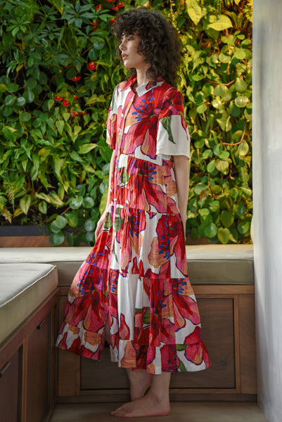 Curate - Electric Love Dress - White Flower