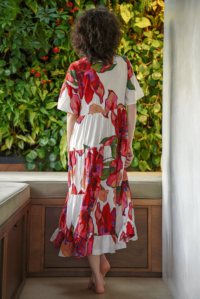 Curate - Electric Love Dress - White Flower