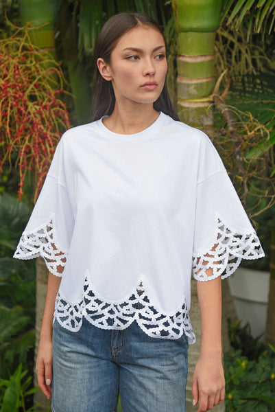 Coop - Love at First Lace - White - SHOP NOW - Online Stockist