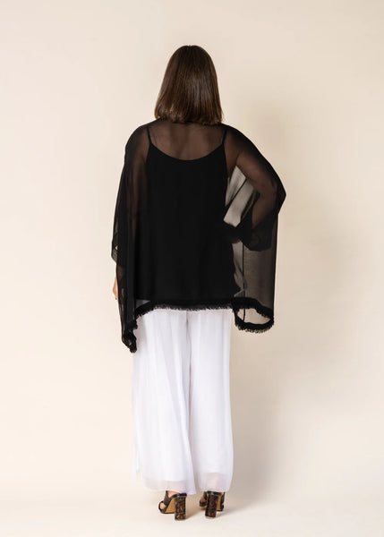 Imagine - Black Onyx Farah Top Silk 10IM7085