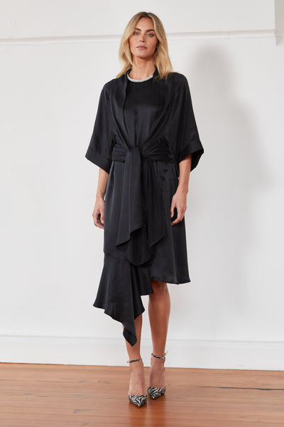 MA Dainty - GINORI - Kimono - BLACK or EUCALYPTUS DTY01560