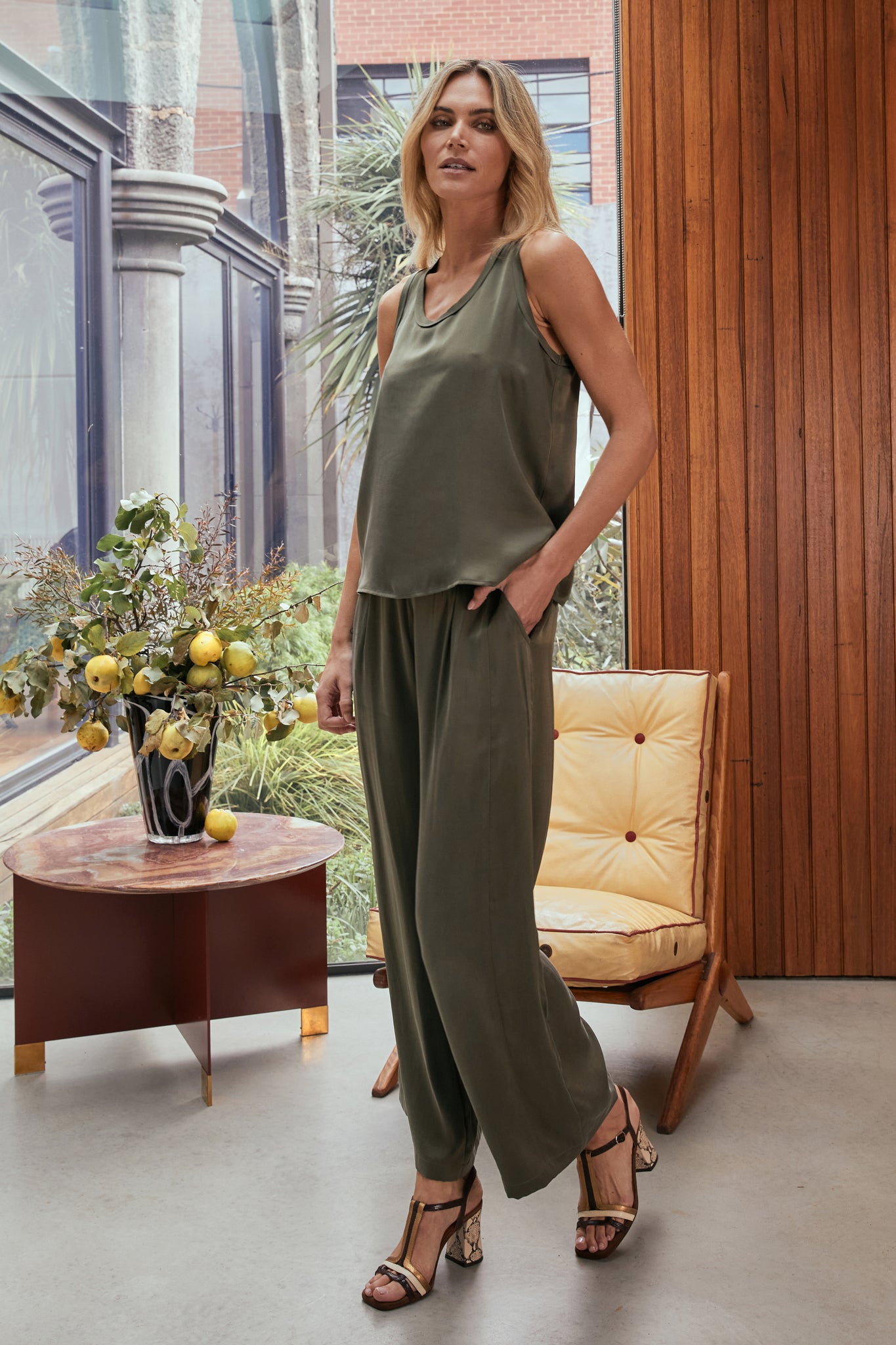 MA Dainty - BOTANY TOP - Eucalyptus - DTY03859B FINAL SALE