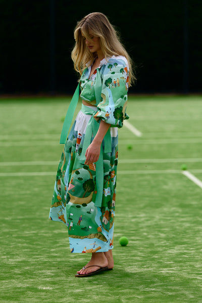 Binny - LAWNS - Cotton Gathered Maxi Skirt - One Fine Day