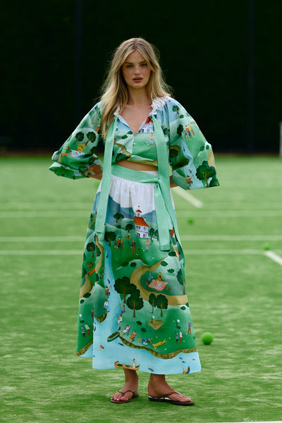 Binny - LAWNS - Cotton Gathered Maxi Skirt - One Fine Day