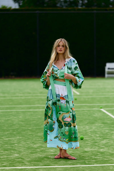 Binny - LAWNS - Cotton Gathered Maxi Skirt - One Fine Day
