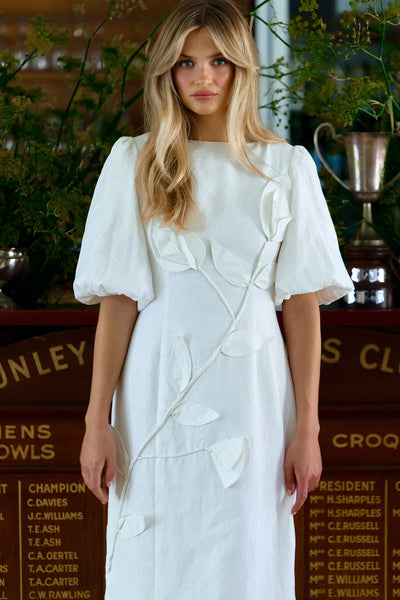 Binny - LADIES SINGLES - Dress - Ivory