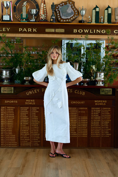 Binny - LADIES SINGLES - Dress - Ivory