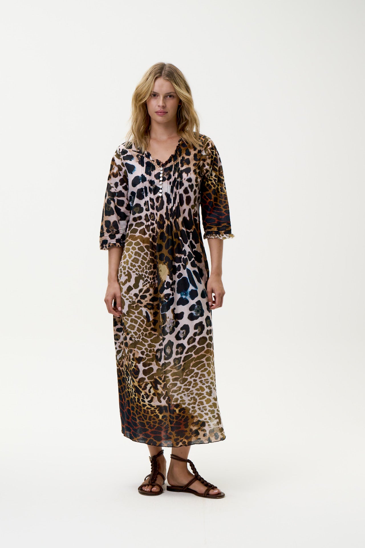 Oneseason - Long Poppy - Lipari Leopard - Cotton
