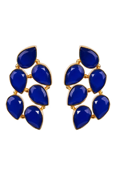 Eb & Ive - Awaken Earring - Pearl/Gold, Sapphire or Pearl Drop