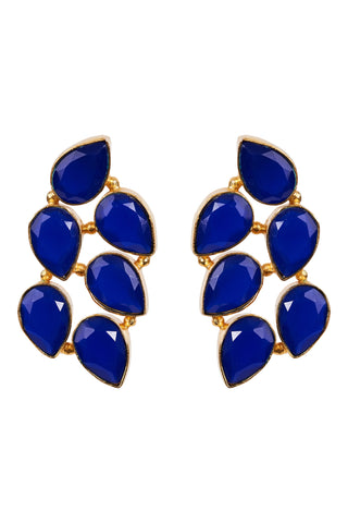 Eb & Ive - Awaken Earring - Pearl/Gold, Sapphire or Pearl Drop