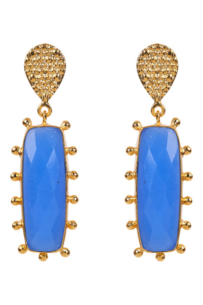 Eb & Ive - Zest Earring - Gold Fan, Royalty or Gold