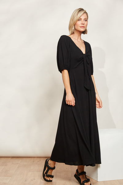 Eb & Ive - La Mer Tie Dress - Sable
