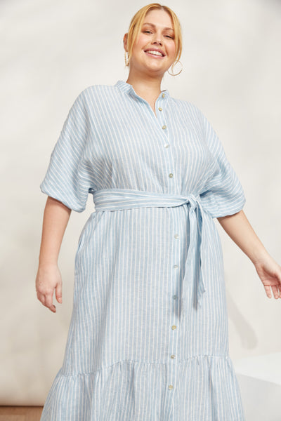 Eb & Ive - Sojourn Stripe Dress - Coast FINAL SALE