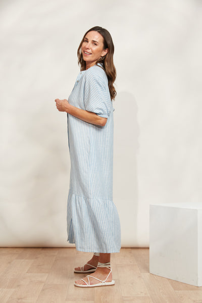 Eb & Ive - Sojourn Stripe Dress - Coast FINAL SALE