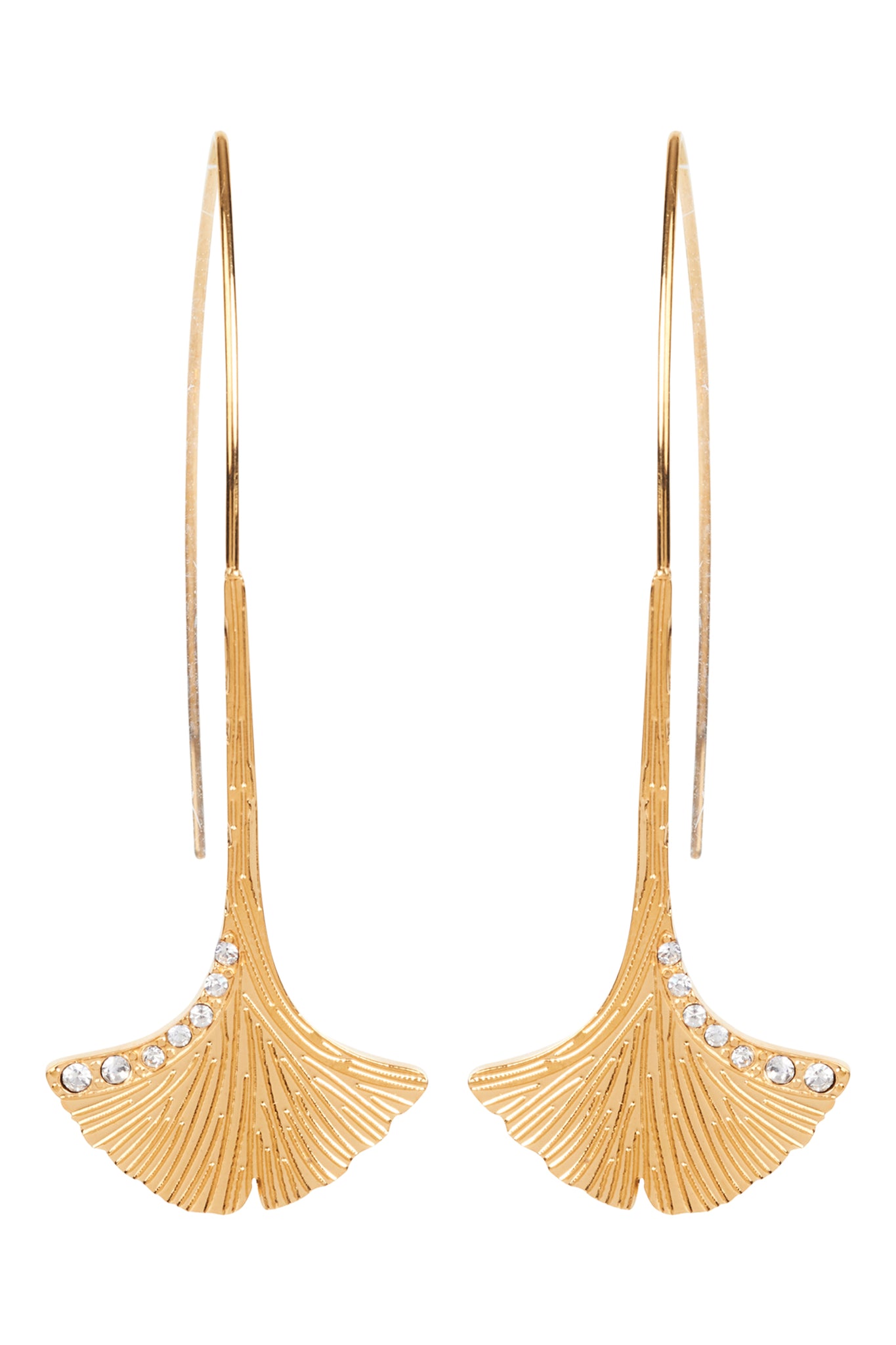 Eb & Ive - Laax Metal Earing - Gold Leaf