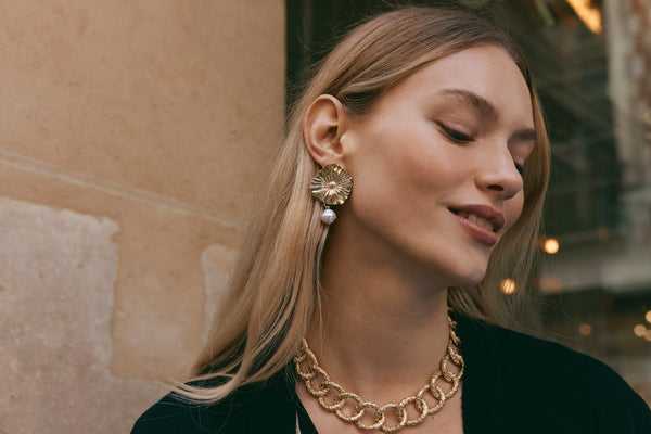 Eb & Ive - Estel Choker Necklace - Silver or Gold