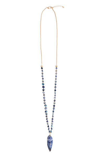 Eb & Ive - Argo Necklace - Jasper, Onyx, Jade, Agate