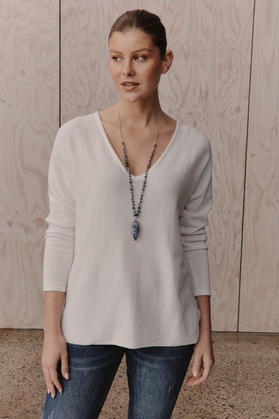 Eb & Ive - Argo Necklace - Jasper, Onyx, Jade, Agate