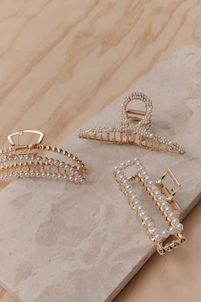 Eb & Ive - Avino Pearl Claw - Multi, Rectangle