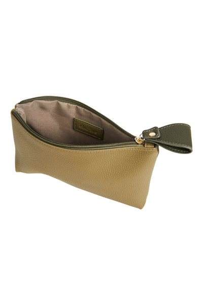 Eb & Ive - Allegro Pouch - 6 Colours Ivory, Olive, Putty, Carbon, Tan, Hazel
