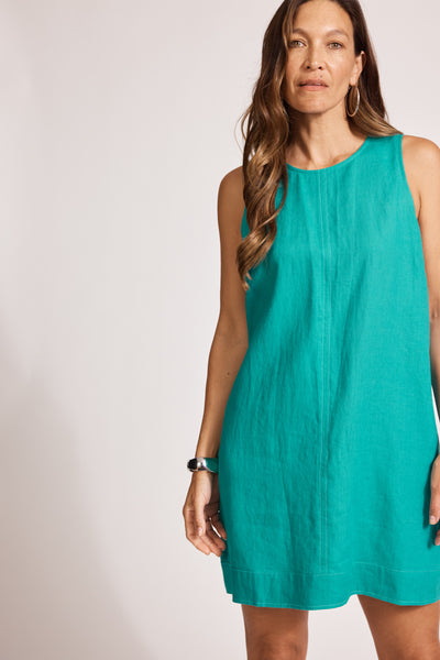 Eb & Ive - Miramar Tank Dress - Lagoon