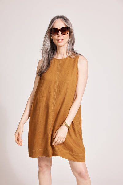 Eb & Ive - Miramar Tank Dress - Caramel