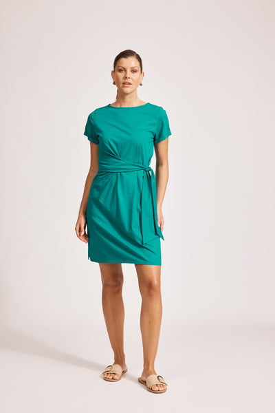 Eb & Ive - Francia Tie Dress - Lagoon FINAL SALE