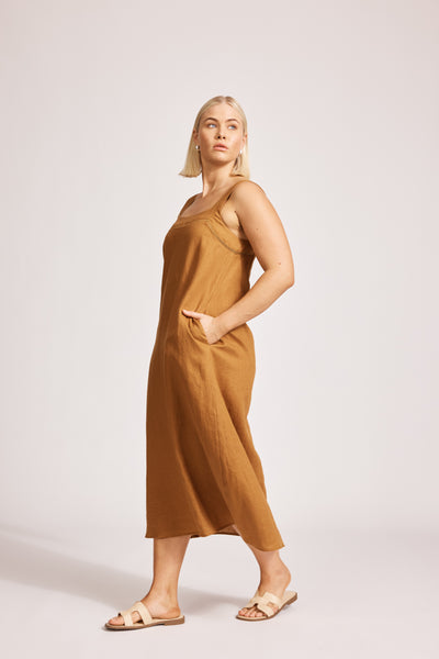 Eb & Ive - Miramar Tank Maxi Dress - Caramel