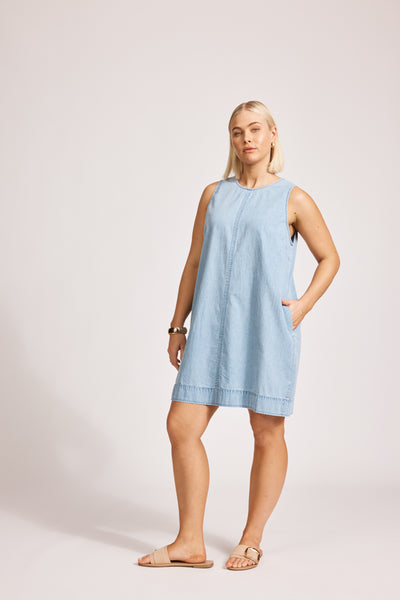 Eb & Ive - Melenia Denim Tank Dress - Denim