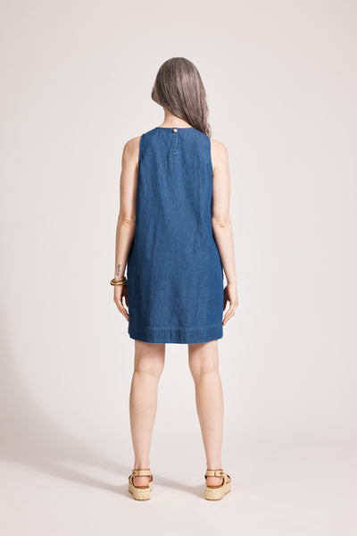 Eb & Ive - Melenia Denim Tank Dress - Denim - Indigo