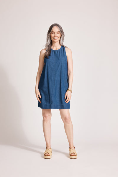 Eb & Ive - Melenia Denim Tank Dress - Denim - Indigo