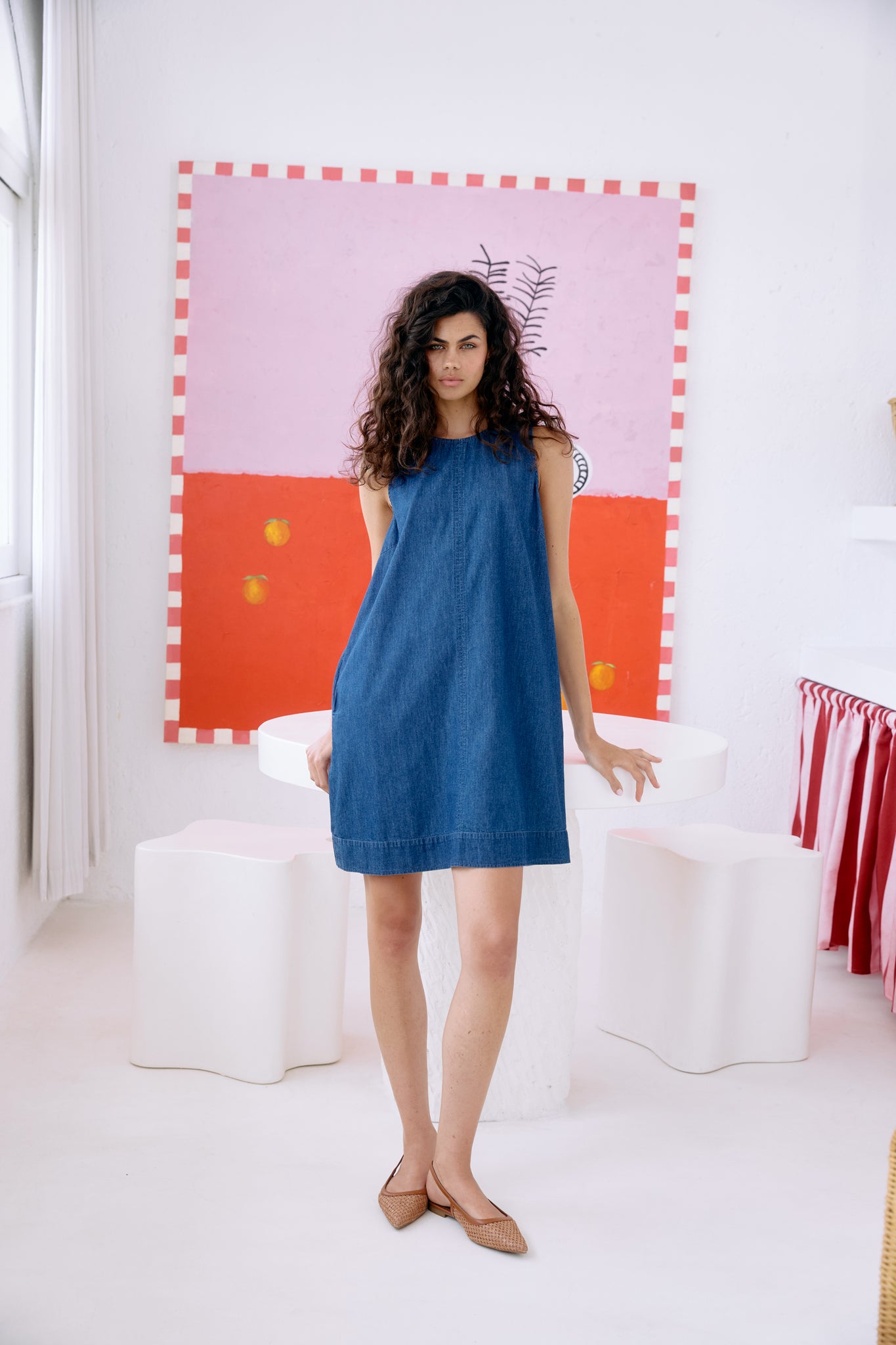 Eb & Ive - Melenia Denim Tank Dress - Denim - Indigo