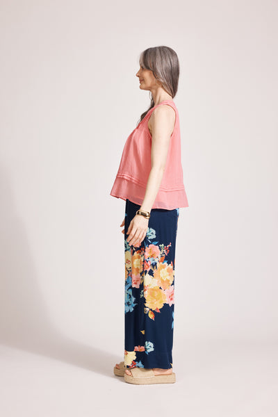 Eb & Ive - Parisio Pant - Indigo Bloom FINAL SALE