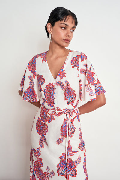 Zoe Kratzmann - Premier Dress - Crimson Kgari