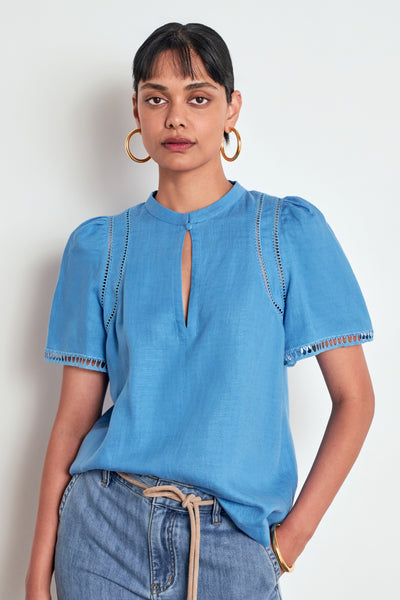 Zoe Kratzmann - Charm Top - Lagoon