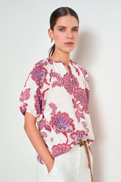 Zoe Kratzmann - Percieve Top - Crimson Kgari
