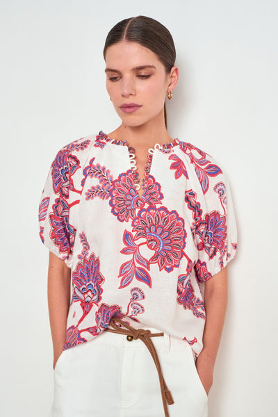Zoe Kratzmann - Percieve Top - Crimson Kgari