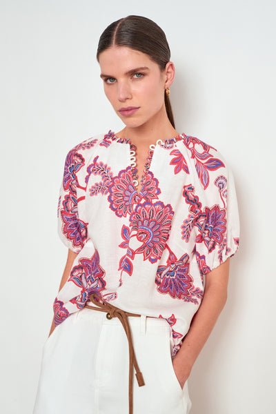 Zoe Kratzmann - Percieve Top - Crimson Kgari