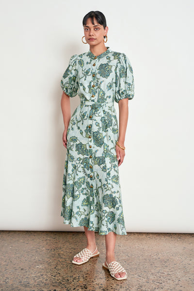 Zoe Kratzmann - Cascade Dress - Fern Paisley
