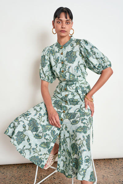 Zoe Kratzmann - Cascade Dress - Fern Paisley