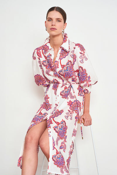 Zoe Kratzmann - Heir Dress - Crimson Kgari