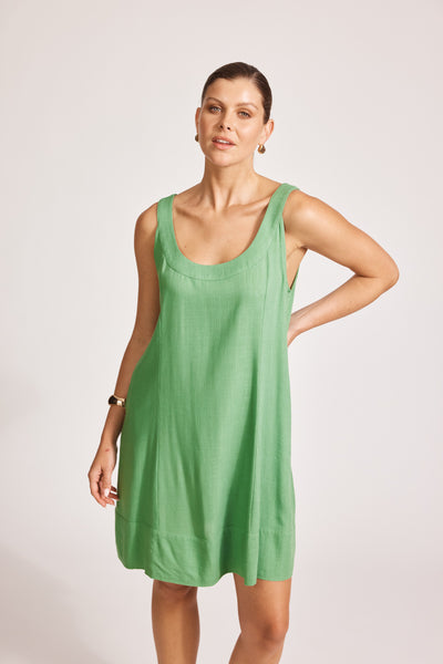 Eb & Ive - Alesia Tank Dress - Jade FINAL SALE