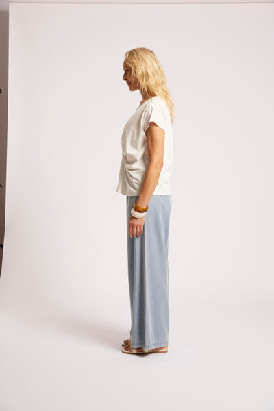 Eb & Ive - Casa Twist Tshirt - White