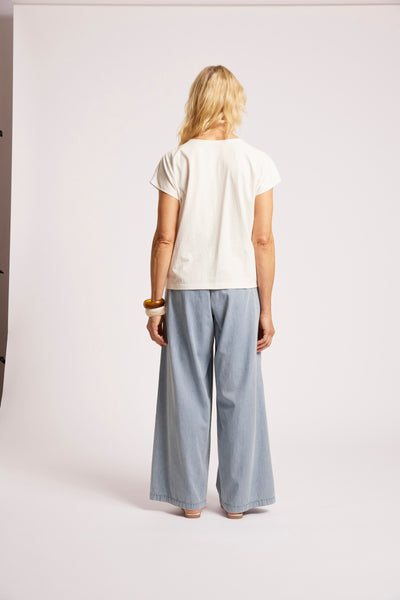 Eb & Ive - Casa Twist Tshirt - White