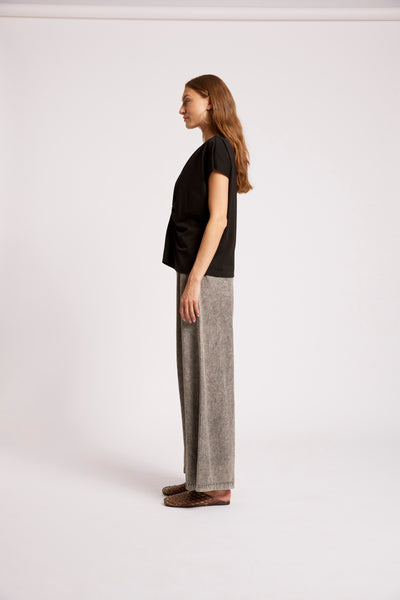 Eb & Ive - Casa Twist Tshirt - Black